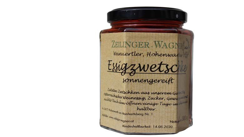 Essigzwetschke, © Familie Zeilinger-Wagner Essigzwetschke, © Familie Zeilinger-Wagner