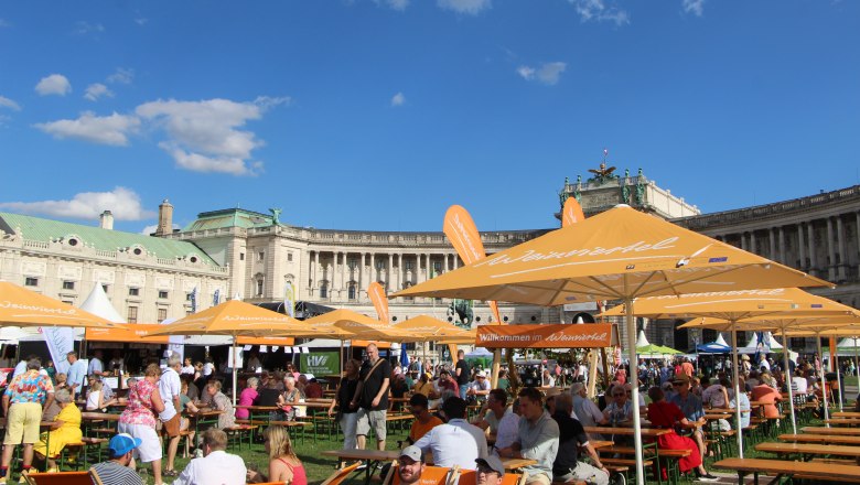 beim ernte.dank.festival am Heldenplatz, © Weinviertel Tourismus beim ernte.dank.festival am Heldenplatz, © Weinviertel Tourismus