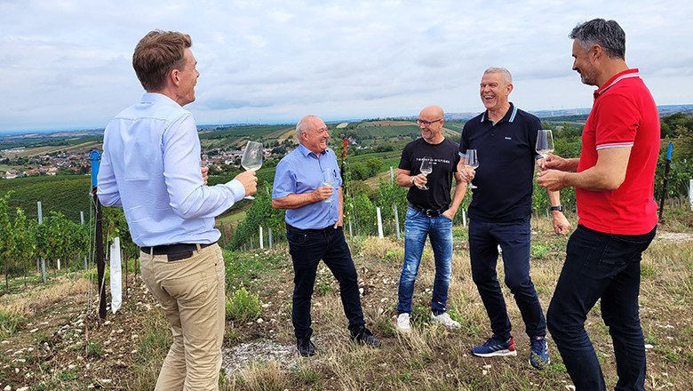 In die Grean gehen, © Weingut Frank In die Grean gehen, © Weingut Frank