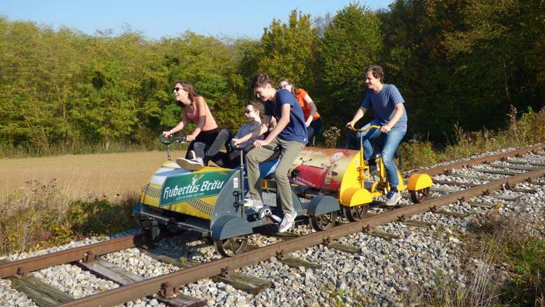 Draisine bicycle, © Weinvierteldraisine Draisine bicycle, © Weinvierteldraisine
