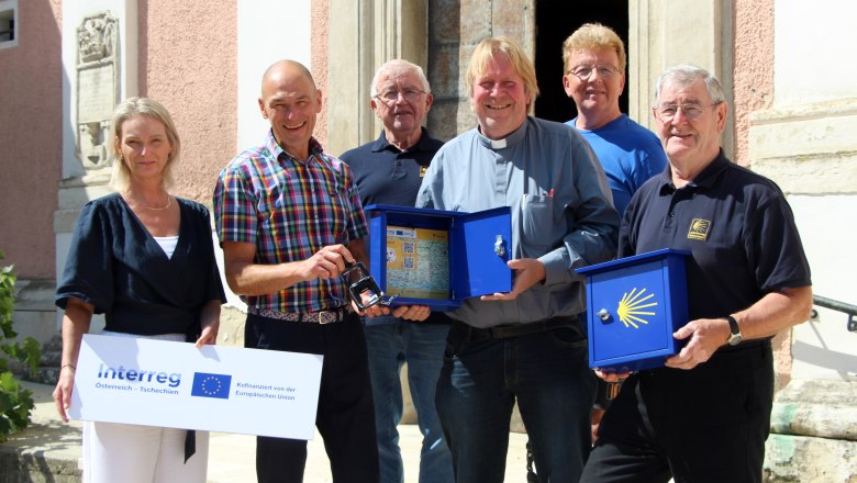 Neue Stempelboxen am Jakobsweg Weinviertel, © Weinviertel Tourismus Neue Stempelboxen am Jakobsweg Weinviertel, © Weinviertel Tourismus