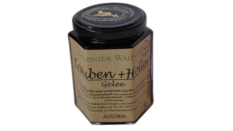 Trauben- Hollergelee, © Familie Zeilinger-Wagner Trauben- Hollergelee, © Familie Zeilinger-Wagner