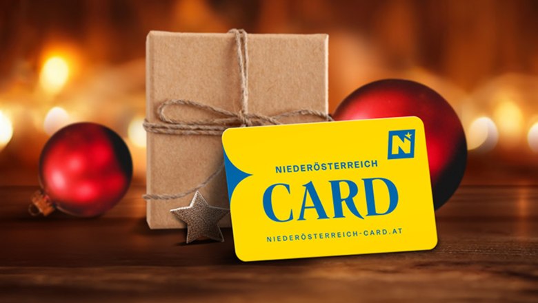 Ein Geschenk für alle Wünsche, © Niederösterreich-Card Ein Geschenk für alle Wünsche, © Niederösterreich-Card