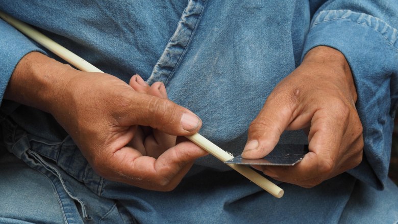 Pfeile bauen, © Lydia Seidl Pfeile bauen, © Lydia Seidl