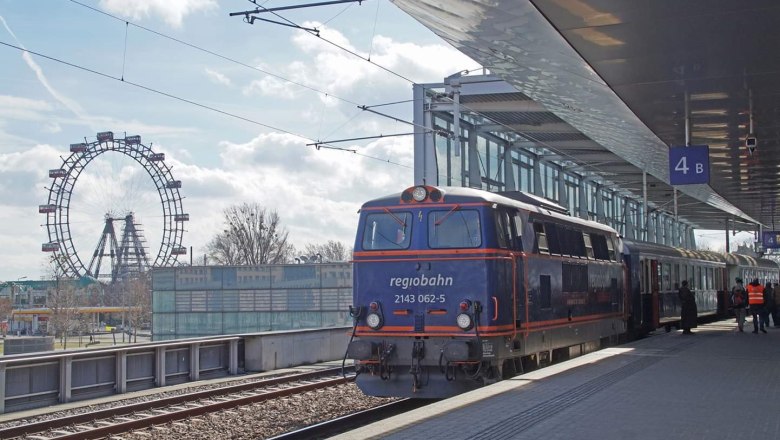 Blaue Elise am Praterstern in Wien, © regiobahn RB GmbH