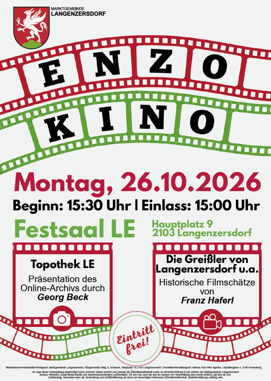 Plakat Enzo-Kino