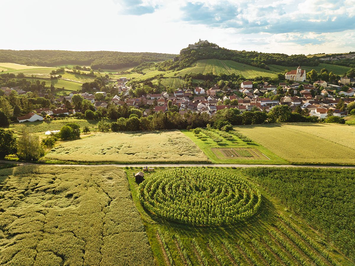 Genussrastplatz beim Weingartenlabyrinth