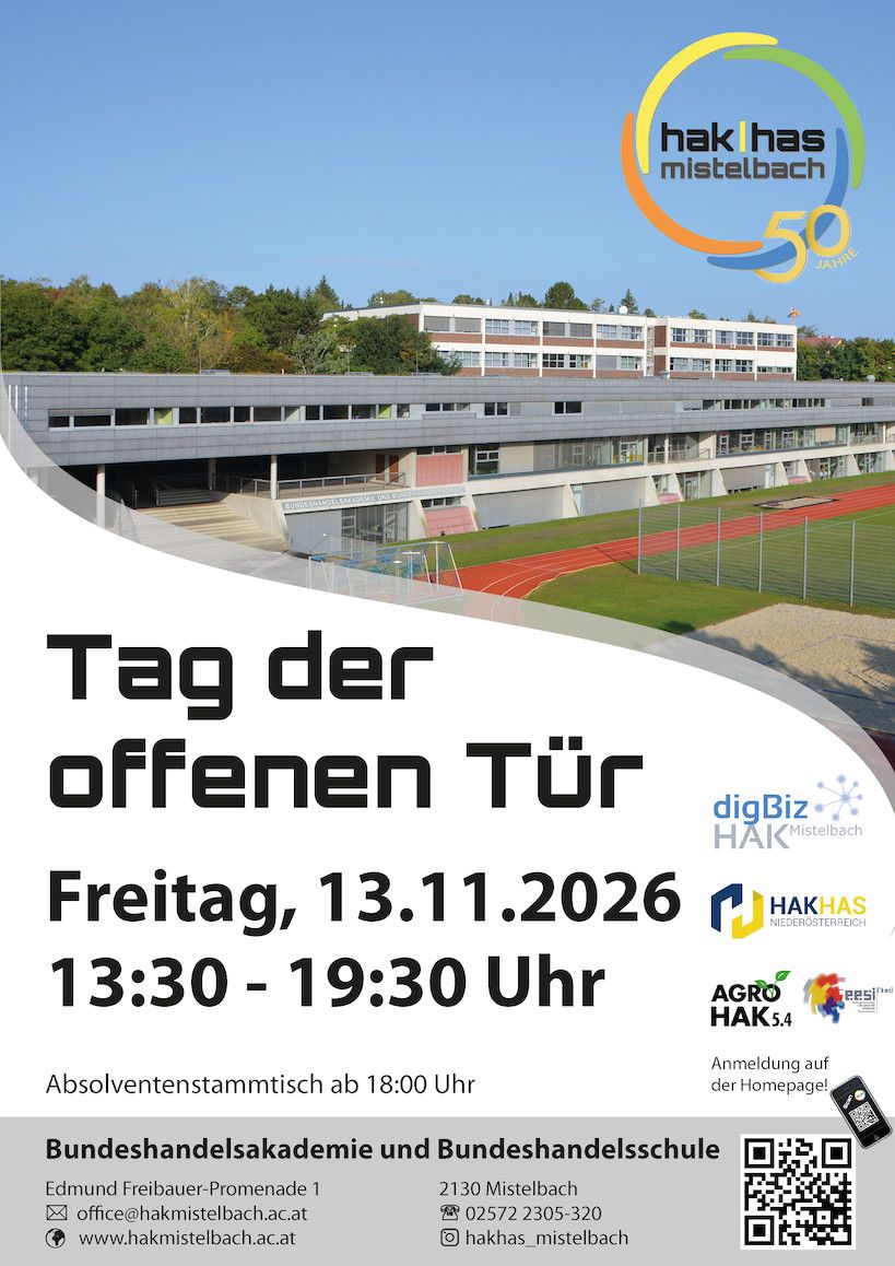 Plakat Tag der offenen Tür