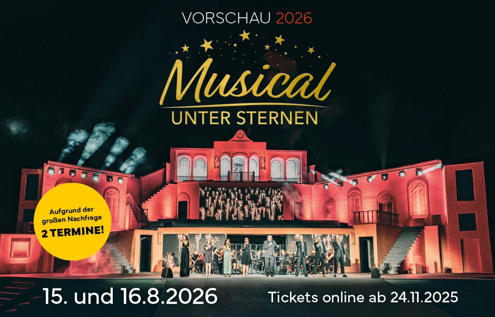 Felsenbühne Staatz MUSICAL UNTER STERNEN