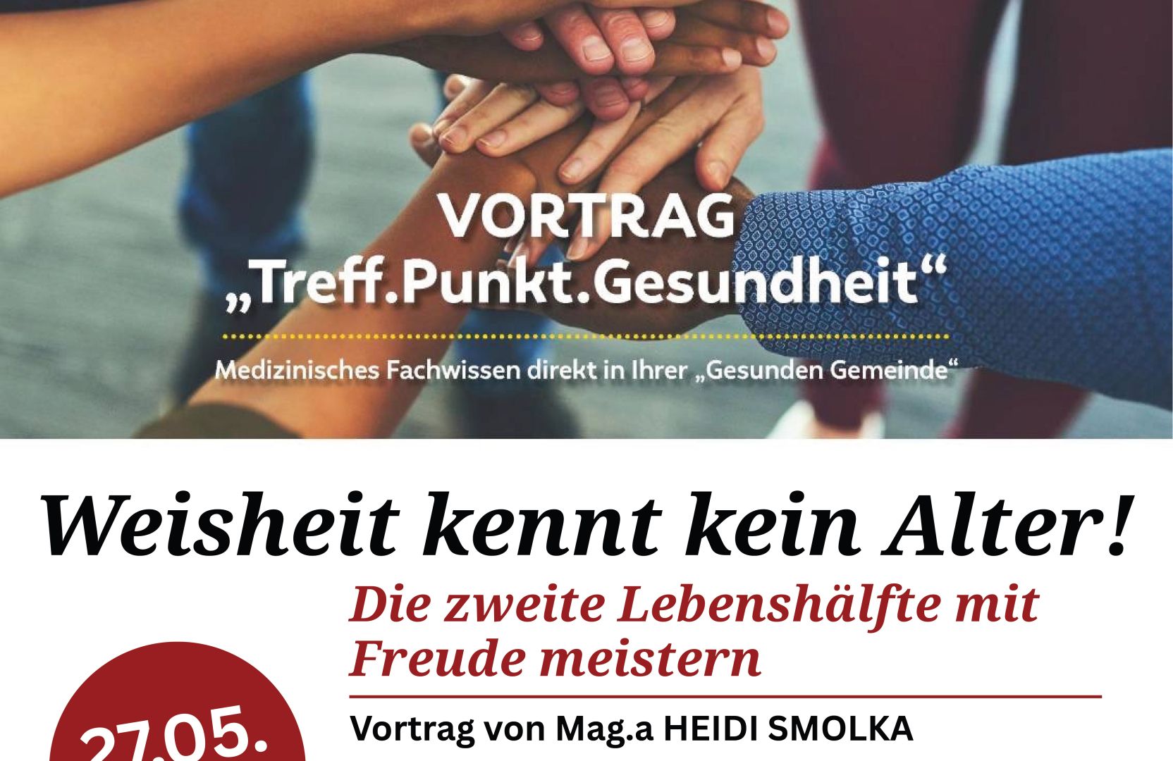 Weisheit kennt kein Alter - Vortrag