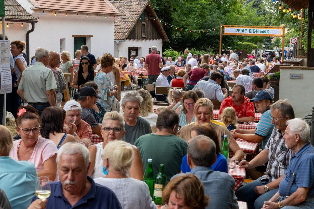 Beste Stimmung herrscht beim Pinkelsteinfest