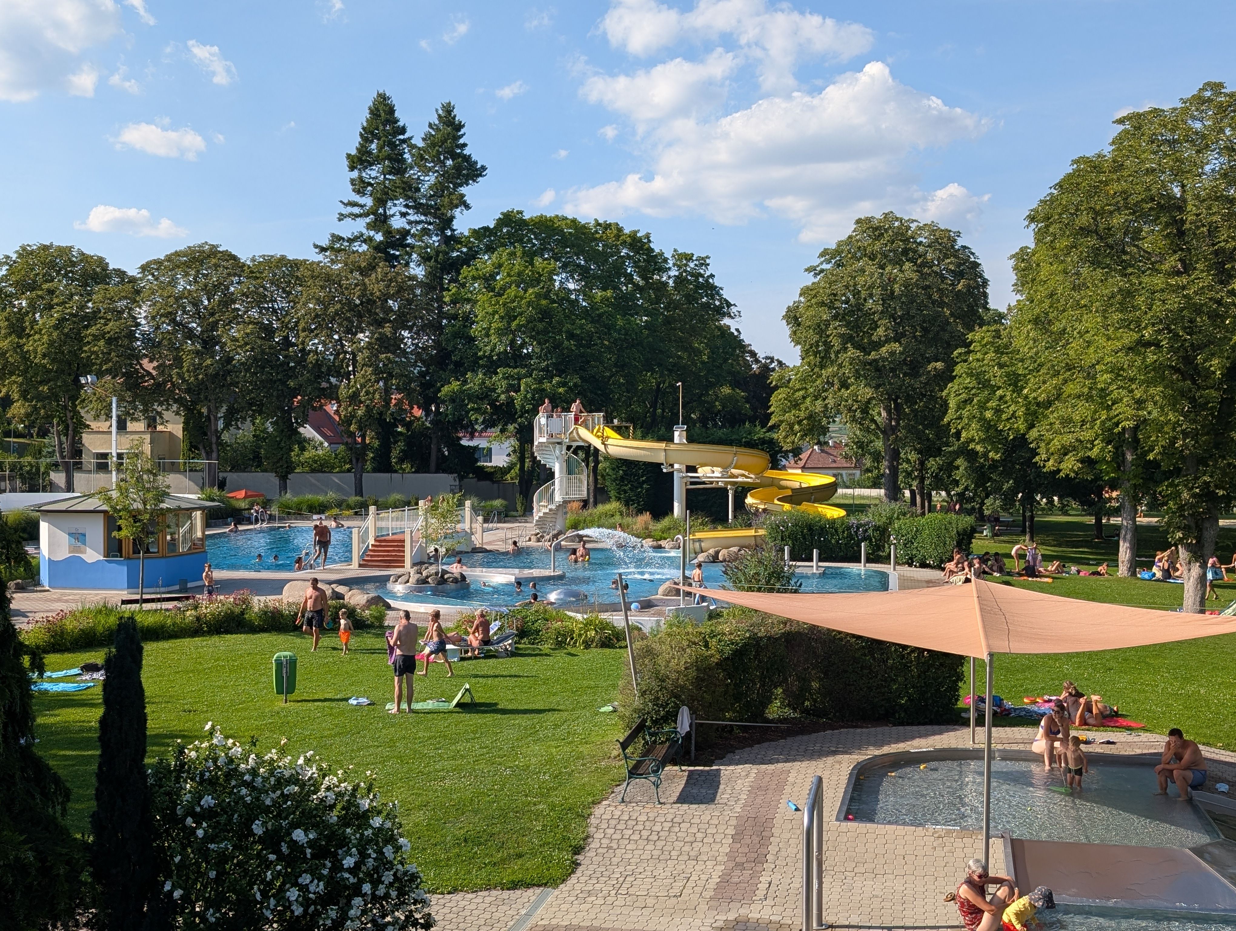 Blick ins Retzer Freibad
