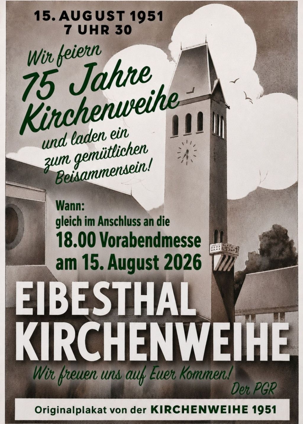 Eibesthal Kirchenweihe