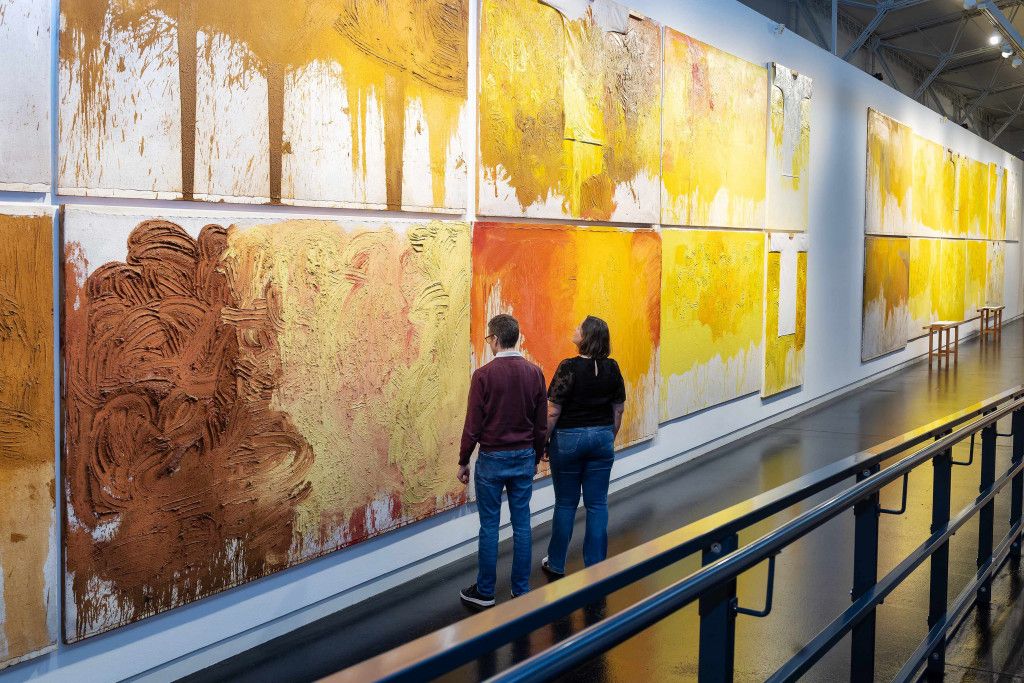 Führung durch die Ausstellung im nitsch museum Mistelbach