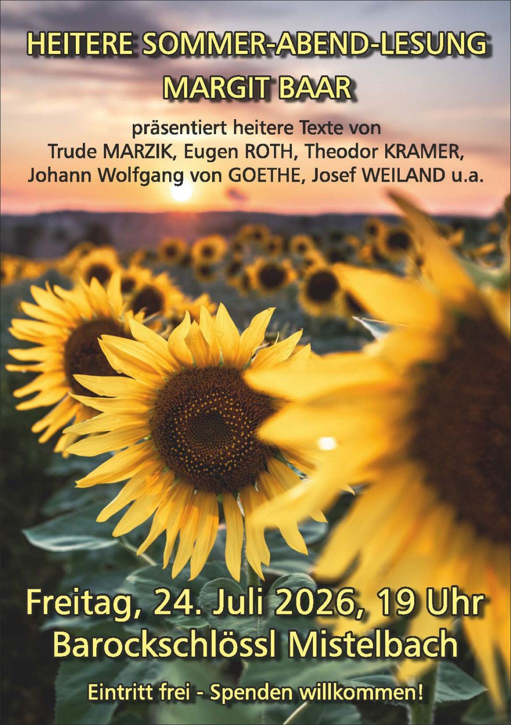 Sommerabendlesung