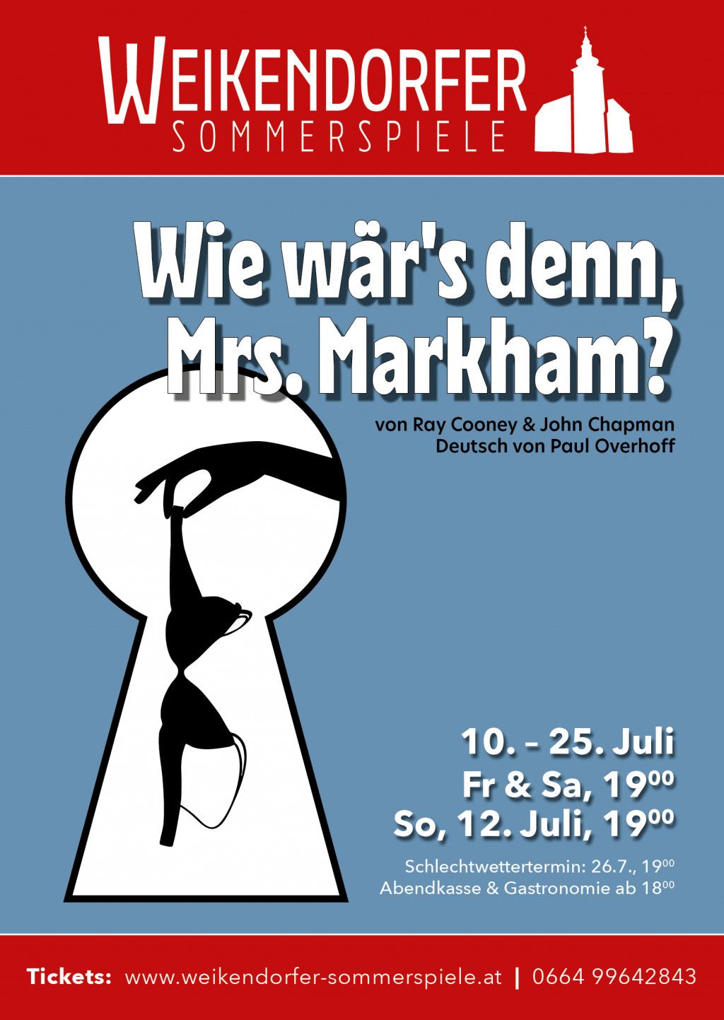 Plakat "Wie wär's denn, Mrs. Markham?"