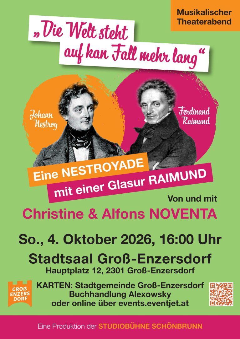 „Die Welt steht auf kan Fall mehr lang“ – Eine NESTROYADE mit einer Glasur RAIMUND