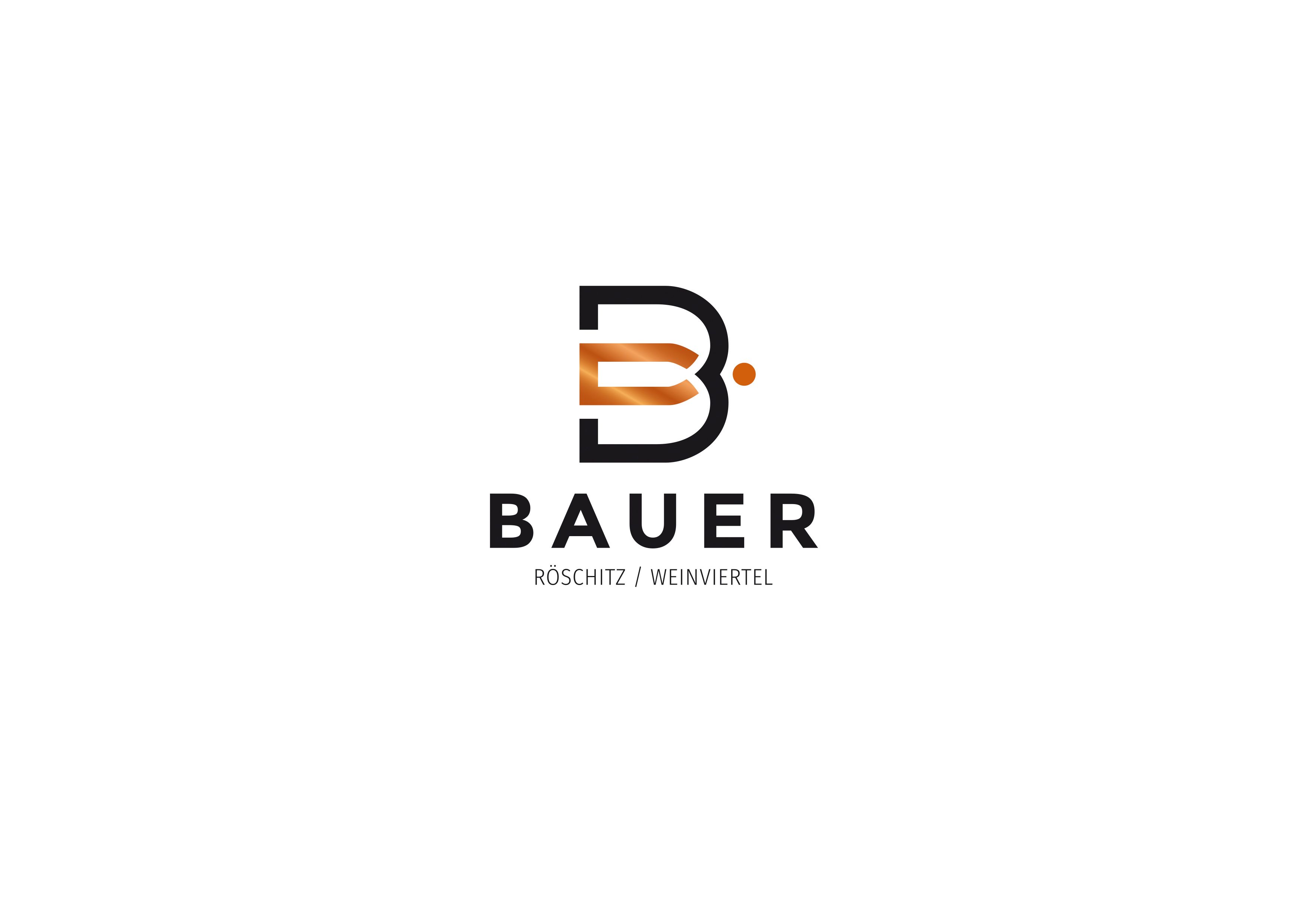 Bauer logo with stylized B and text 'Röschitz / Weinviertel'.