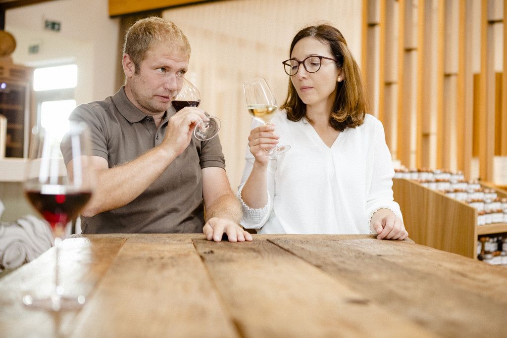 Weine in angenehmer Atmosphäre genießen