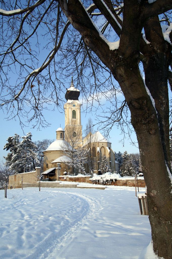 Kirche St. Martin im Winter