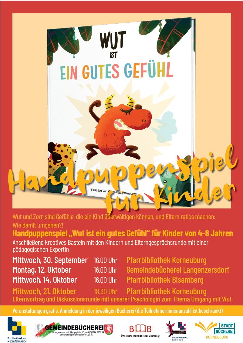 Plakat Handpuppenspiel