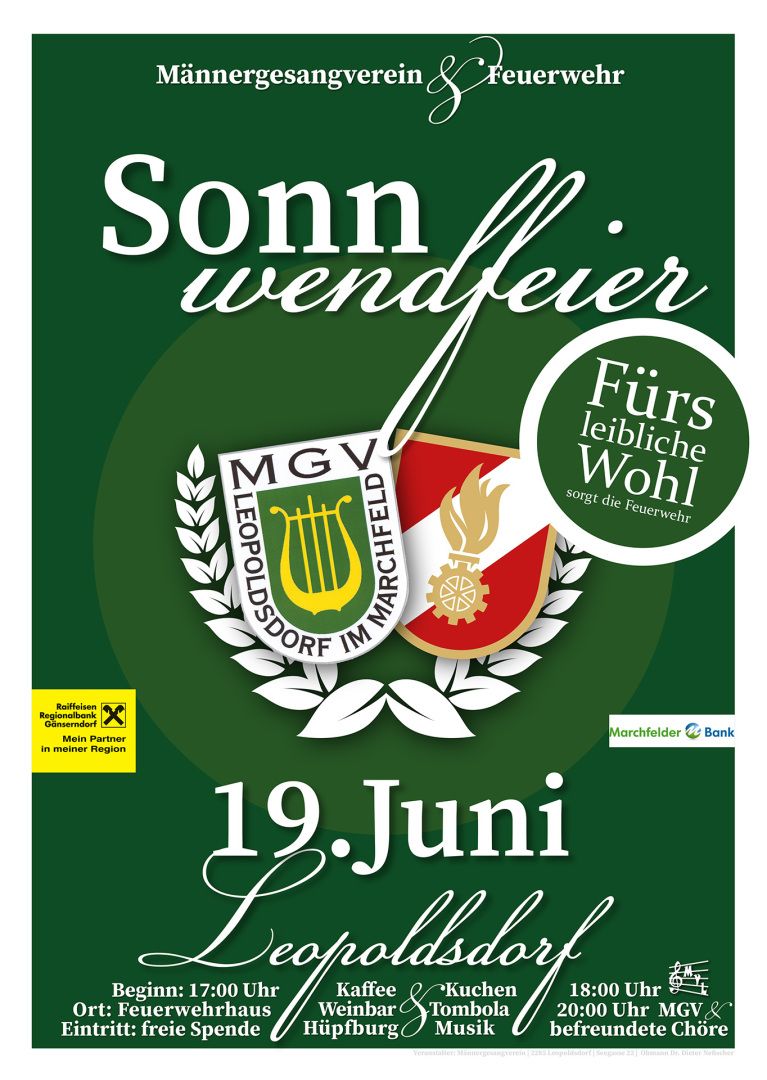 Plakat - Sonnwendfeier am 19. Juni