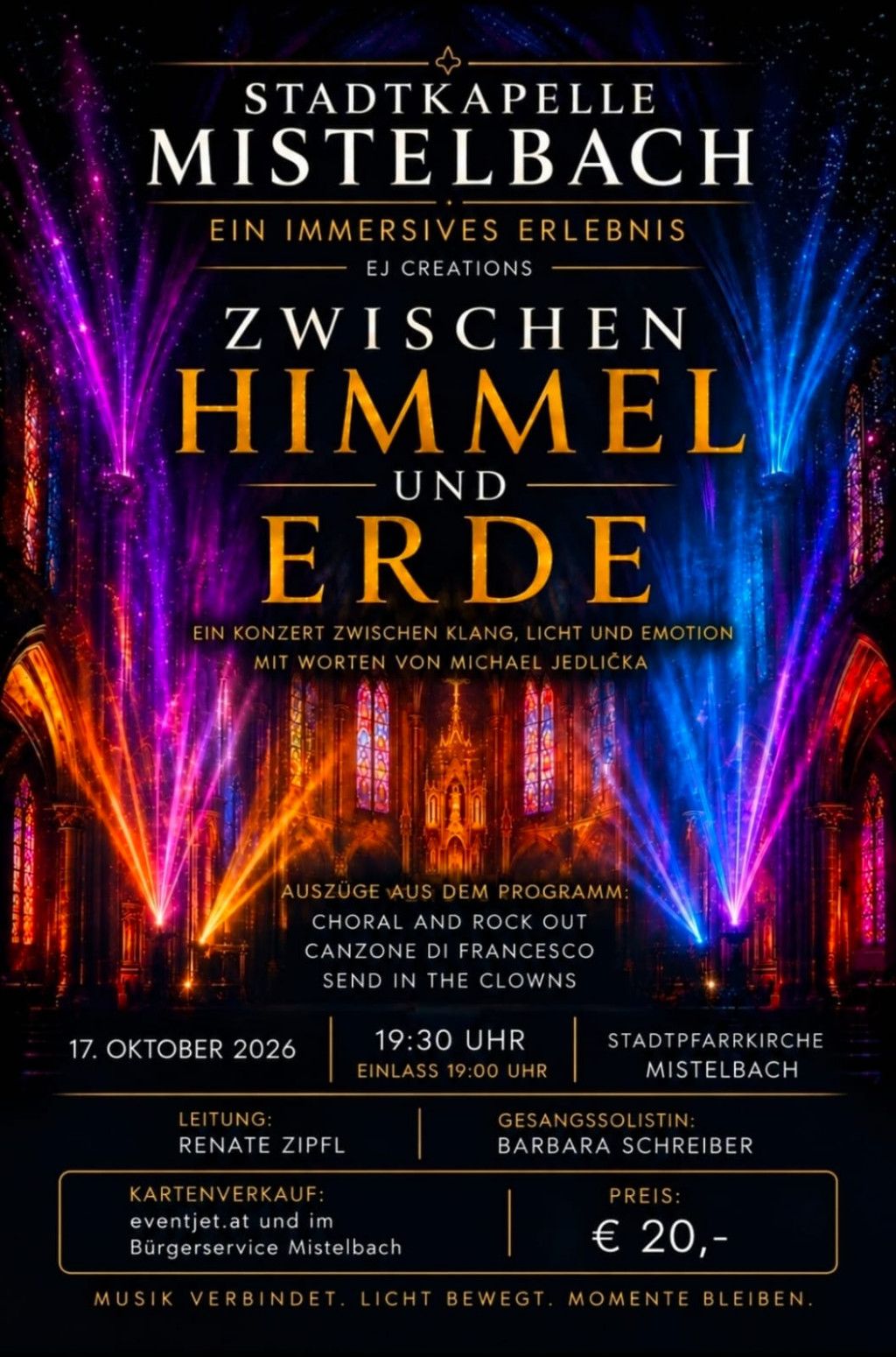 Kirchenkonzert der Stadtkapelle Mistelbach