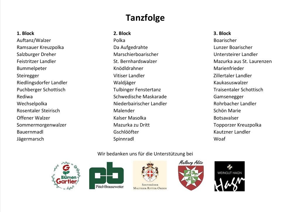 Tanzfolge