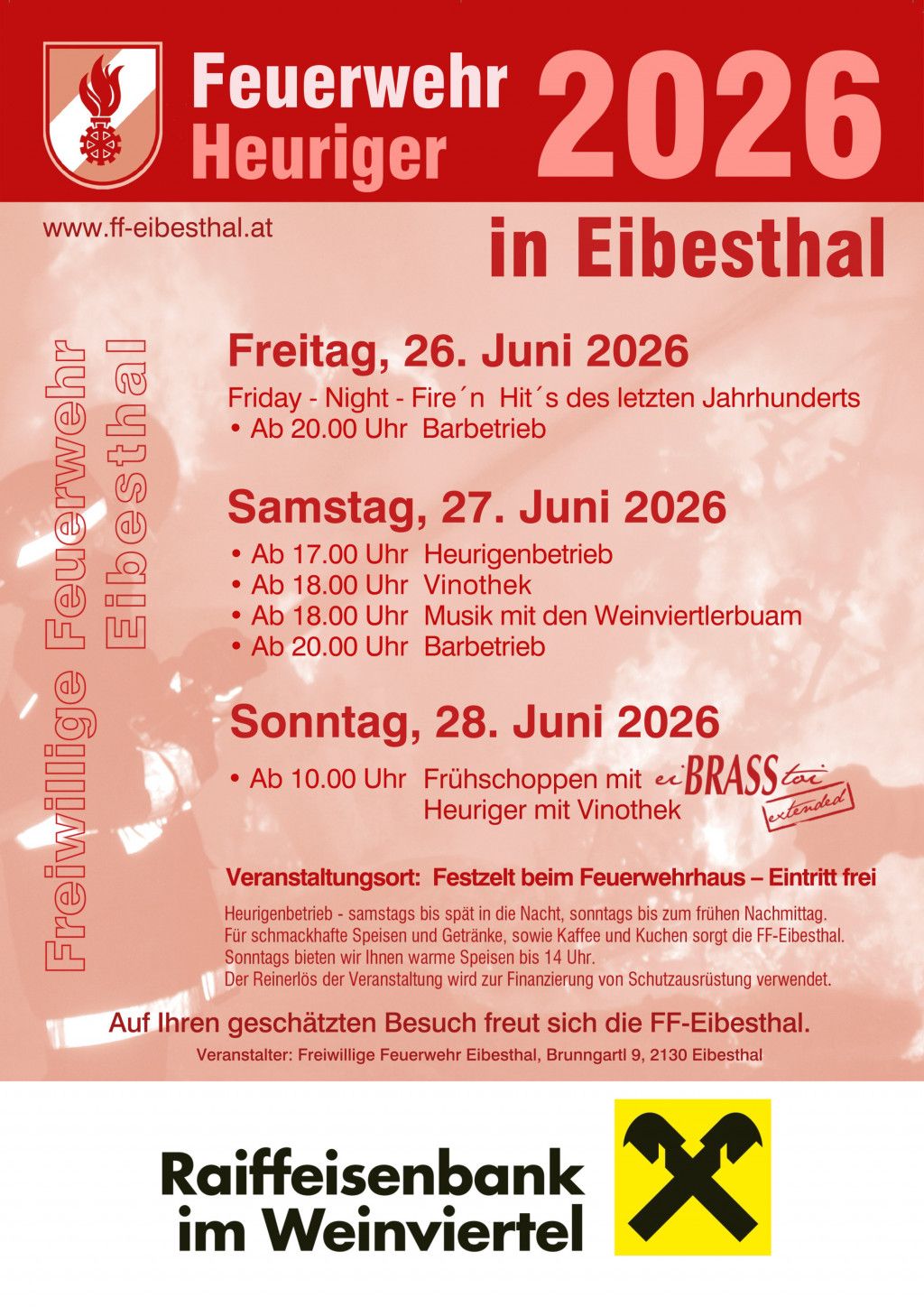 Feuerwehrheuriger Eibesthal 2026