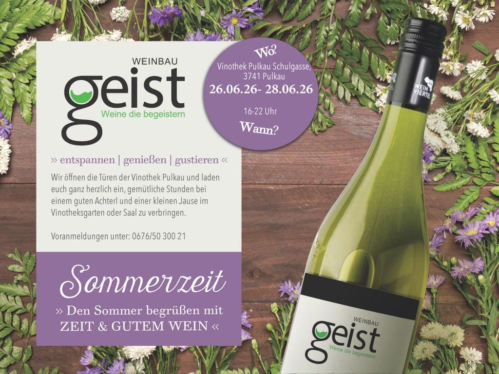 Tage der offenen Vinothek - Weinbau Geist