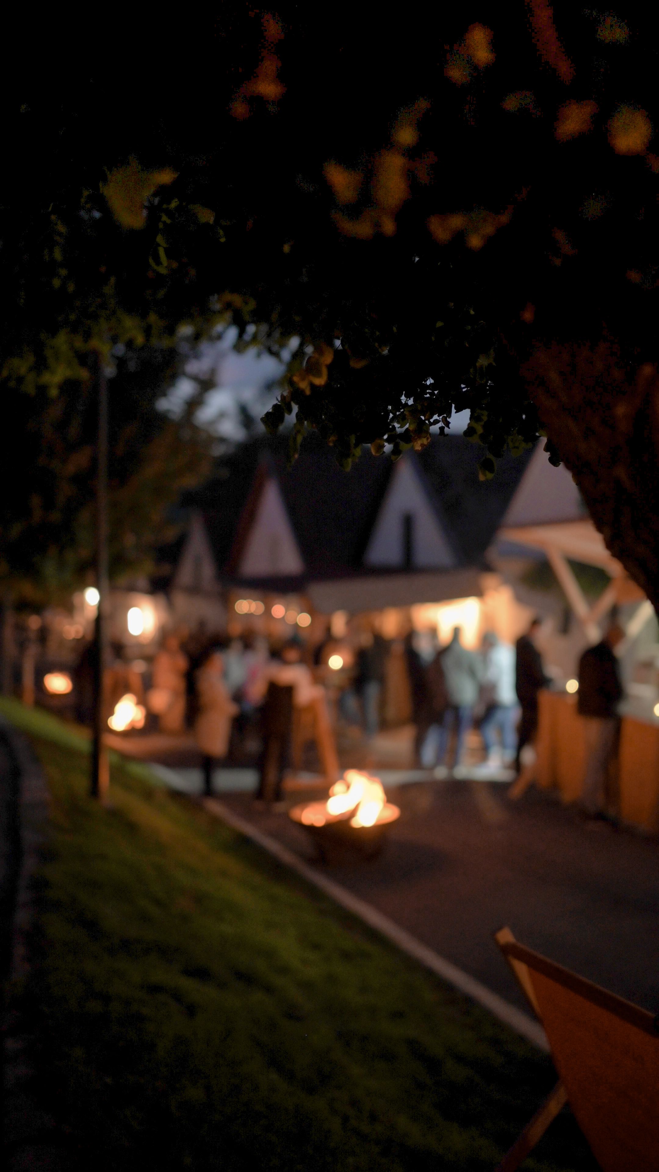 Kellergasse im Kerzenschein