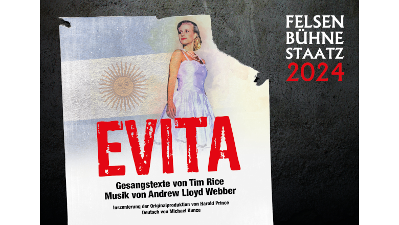Felsenbühne Staatz präsentiert 2024 das Musical Evita., © Felsenbühne Staatz / Agentur3