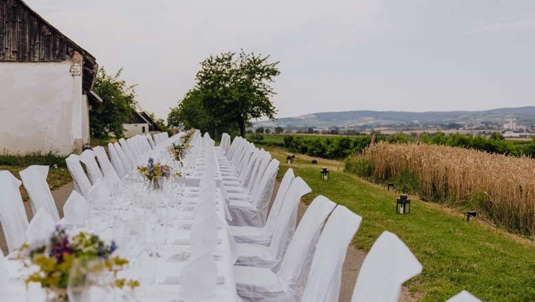 Tafeln im Weinviertel