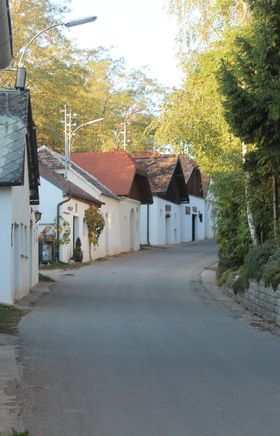 Die charmante Kellergasse in Hadres lädt mit ihren weißen Häusern und blühenden Pflanzen zu einem entspannten Spaziergang ein. Hier können Besucher die Ruhe und die malerische Atmosphäre genießen, während sie die regionalen Weine in den traditionellen Heurigen probieren.
