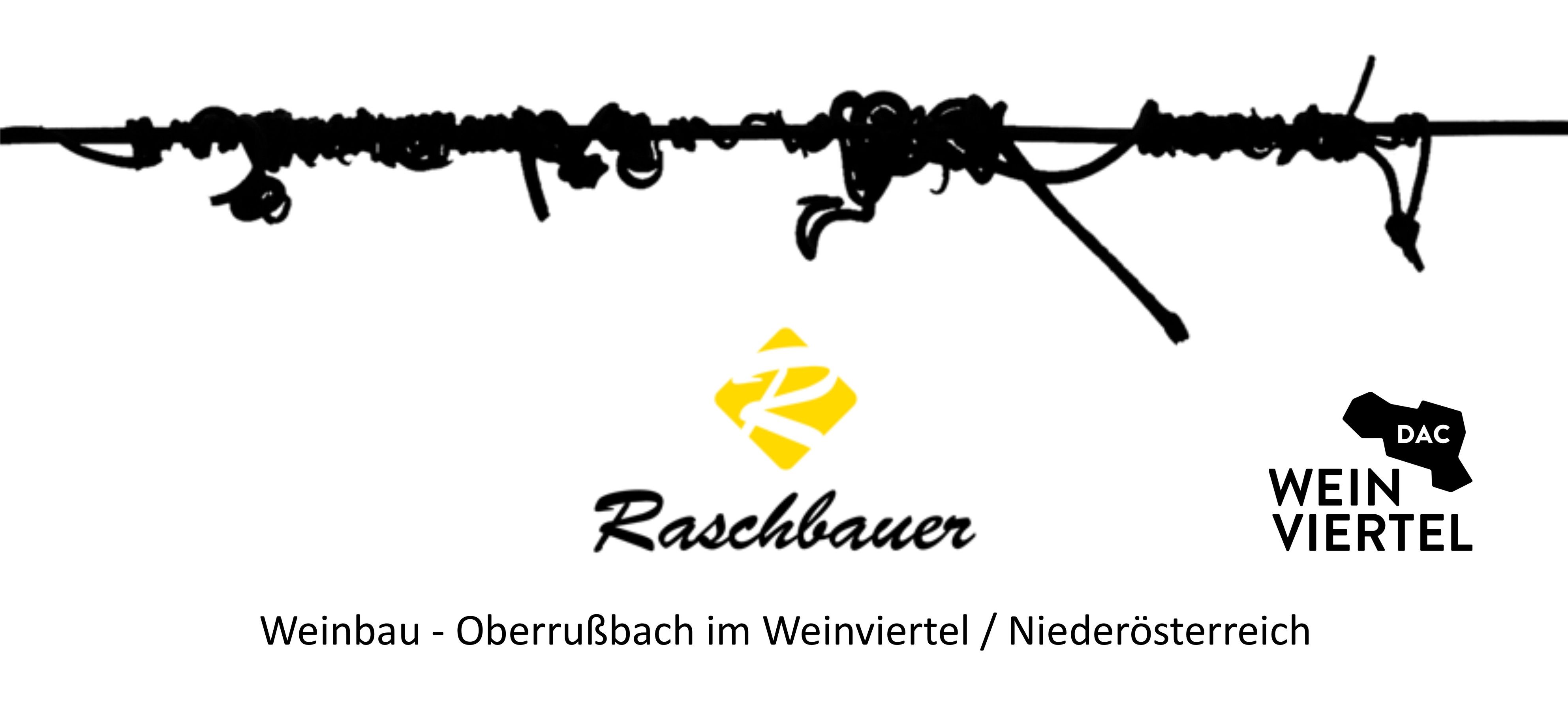 Logo of Raschbauer Weinbau in the Weinviertel, Lower Austria.