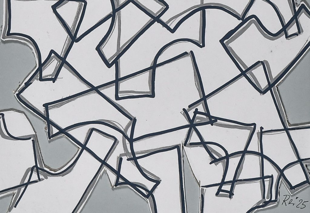 Reinmar Bartl, „Untitled“ (Ausschnitt), 2025, Mixed Media