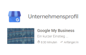 Lerneinheit zum Unternehmensprofil