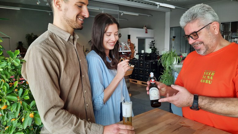Marchfelder Storchenbräu tasting, © Donau Niederösterreich / Wagner