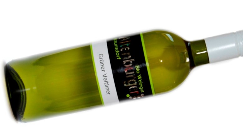 Weinflasche Grüner Veltliner von Altenburger.