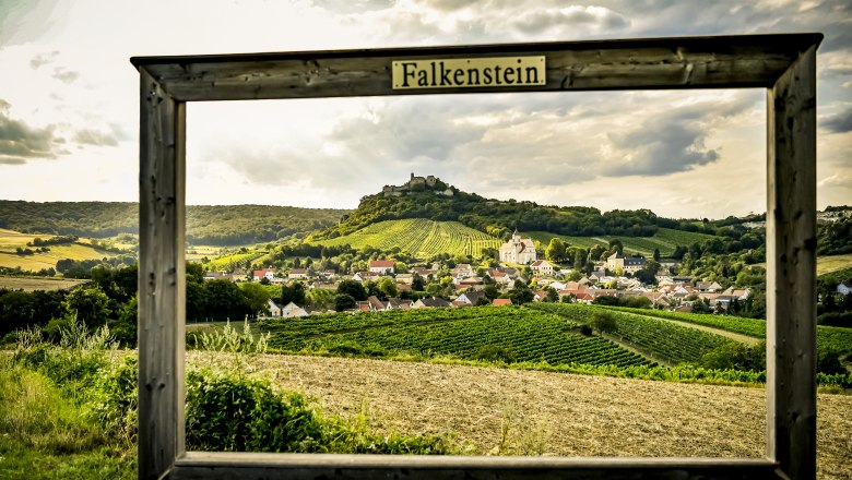Das Ziel Falkenstein immer im Auge, © Weinviertel Tourismus / POV, Robert Herbst