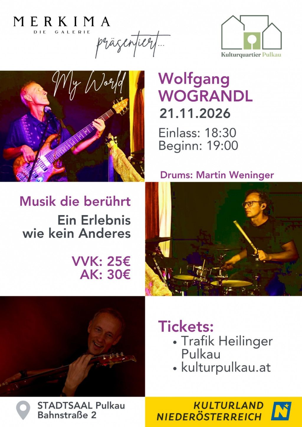 Plakat Live Konzert