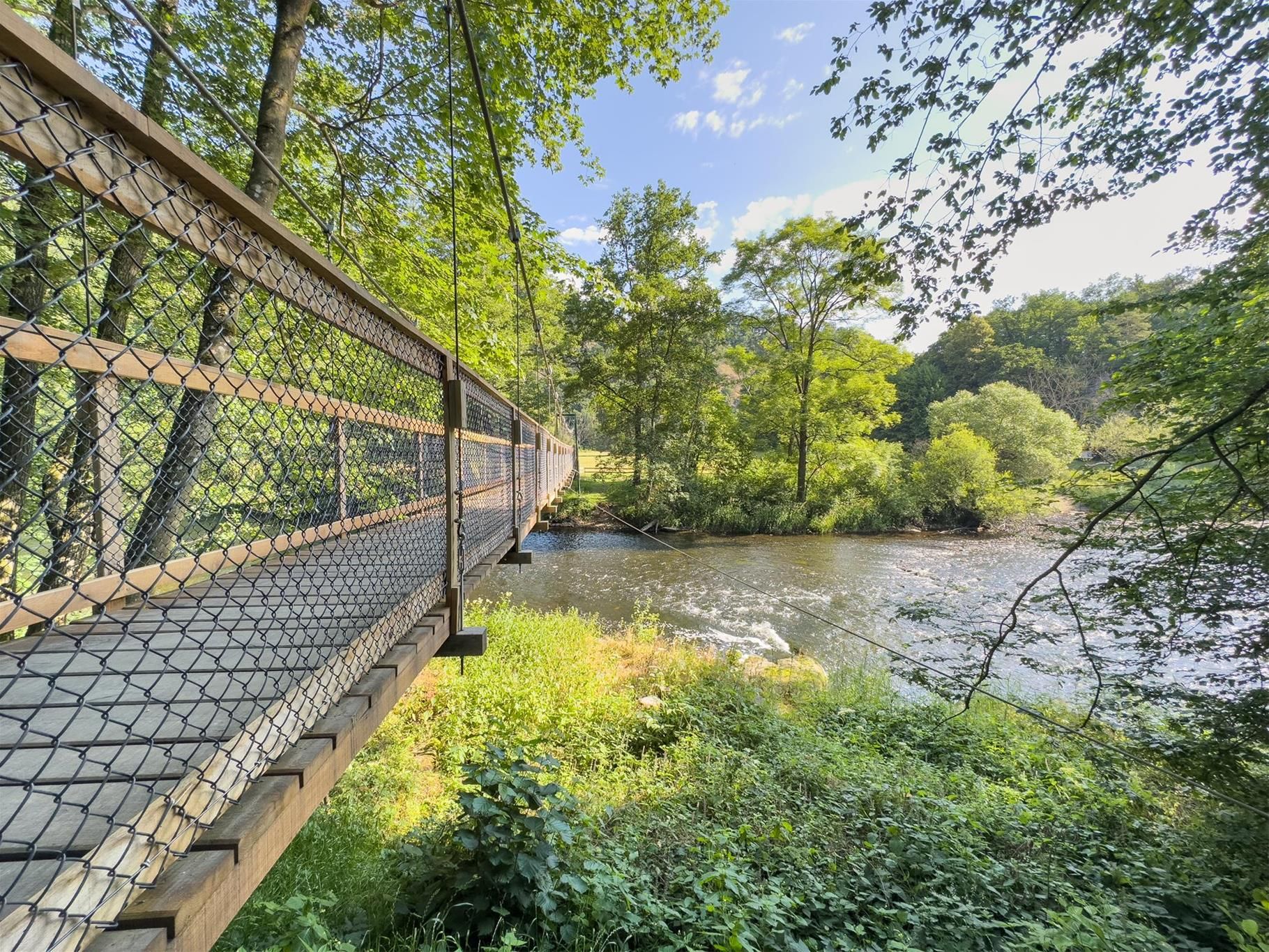 Nationalpark Thayatal: Hängebrücke am Einsiedlerweg