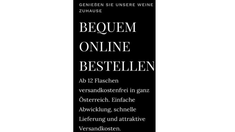 Online bestellen - Weingut Wunderer, © Weingut Wunderer