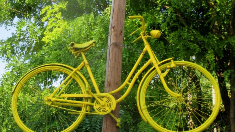 Bicycle rest area sign, © Werner Daim