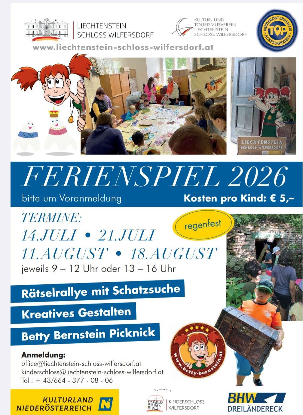 Ferienspiel im Liechtenstein Schloss