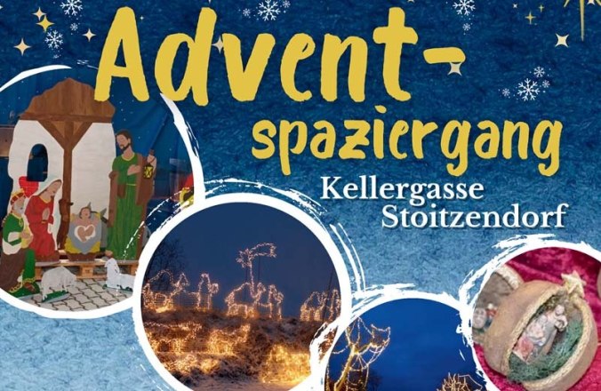Auszug aus Plakat Adventspaziergang Stoitzendorf, © ©Auszug aus Plakat
