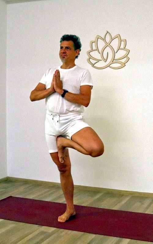 Yoga Gleichgewichtsübung "Der Baum"