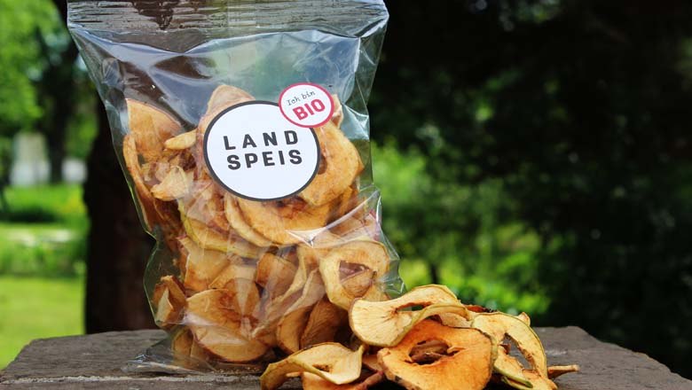 Apple potato chips, © Landspeis