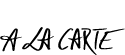 A la Carte: 1 hvězdička